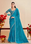 Bandhniya By Stavan Georgette Fancy Pattern With Embroidery Border Saree Wholesale In India